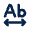 Letter Spacing Line Icon from Mingcute Line Set