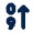 Numbers 09 Sort Descending Fill Icon from Mingcute Fill Set