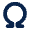 Omega Fill Icon from Mingcute Fill Set