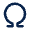 Omega Line Icon from Mingcute Line Set