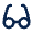 Eyeglass Line Icon from Mingcute Line Set