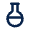 Flask 3 Line Icon from Mingcute Line Set