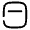 Airbuds Case Minimalistic Icon from Solar Broken Set