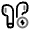 Airbuds Charge Icon from Solar Line Duotone Set