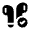 Airbuds Check Icon from Solar Bold Set
