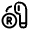 Airbuds Right Icon from Solar Linear Set