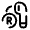 Airbuds Right Icon from Solar Broken Set