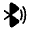 Bluetooth Wave Icon from Solar Bold Set