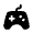 Gamepad Minimalistic Icon from Solar Bold Set