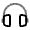 Headphones Round Icon from Solar Line Duotone Set