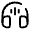 Headphones Round Sound Icon from Solar Broken Set