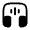 Headphones Square Sound Icon from Solar Bold Set