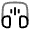 Headphones Square Sound Icon from Solar Line Duotone Set