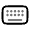 Keyboard Icon from Solar Line Duotone Set