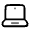 Laptop Icon from Solar Line Duotone Set