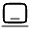 Laptop Minimalistic Icon from Solar Line Duotone Set