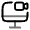 Monitor Camera Icon from Solar Line Duotone Set