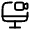 Monitor Camera Icon from Solar Linear Set