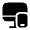 Monitor Smartphone Icon from Solar Bold Set