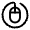 Mouse Circle Icon from Solar Linear Set