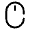 Mouse Minimalistic Icon from Solar Broken Set