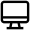 Computer Monitor Icon from Atlas Line Set