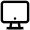 Computer Screen Icon from Atlas Line Set