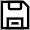 Floppy Disk Icon from Atlas Line Set