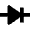 Electronics Diode Icon from Nova Solid Set