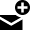 Email Add Icon from Nova Solid Set