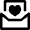 Email Favorite Heart Icon from Nova Line Set