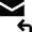 Email Reply 1 Icon from Nova Solid Set