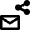 Email Share Icon from Nova Line Set
