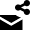 Email Share Icon from Nova Solid Set