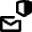 Email Shield Security Icon from Nova Line Set