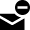 Email Subtract Remove Icon from Nova Solid Set