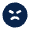 Angry Fill Icon from Mingcute Fill Set