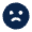 Sad Fill Icon from Mingcute Fill Set