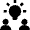 Employment Employee Idea Brainstorm Icon from Nova Solid Set