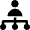 Employment Office Hierachy Icon from Nova Solid Set