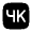 4K Icon from Solar Bold Set