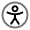 Accessibility Icon from Solar Line Duotone Set