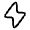 Bolt Icon from Solar Linear Set