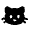 Cat Icon from Solar Bold Set