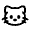 Cat Icon from Solar Linear Set
