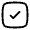 Check Square Icon from Solar Linear Set