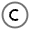 Copyright Icon from Solar Line Duotone Set