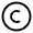 Copyright Icon from Solar Linear Set