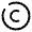 Copyright Icon from Solar Broken Set