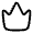 Crown Minimalistic Icon from Solar Linear Set